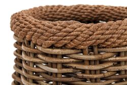 SHELY RATTAN SEPET ORTA 31x31x33cm - 2