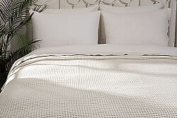 SİERRA PİKE YATAK ÖRTÜSÜ ÇK. 240X260 CM EKRU-ANTIRASİT - HSH-KRVN ORTAK