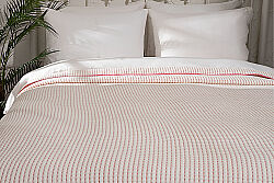 SİERRA PİKE YATAK ÖRTÜSÜ ÇK. 240X260 CM EKRU-PEMBE - HSH-KRVN ORTAK
