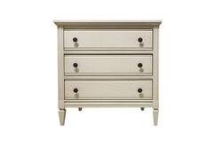 SOMERTON KOMODİN 3 ÇEKMECE BEYAZ 45x76x75cm 303140-2840 - 5