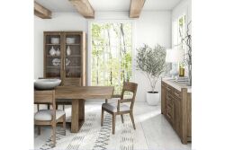 STOCKYARD KOLLU SANDALYE KAHVE 58x57x91cm 284205-2303 - 7