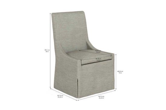 STOCKYARD SANDALYE GRİ 64.13x64.13x99cm 284206-2303 - 4