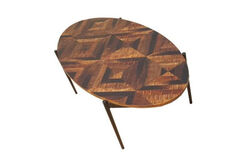 STREIFEN OVAL ORTA SEHPA 135x70x45cm - 2