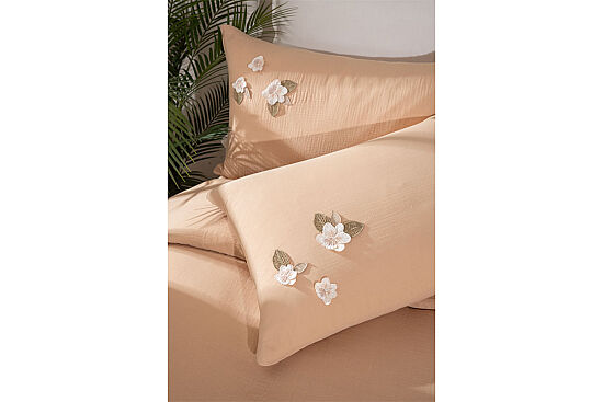 SUMMERR NEVRESİM TAKIMI 200X220 4 PRC BEJ - 4