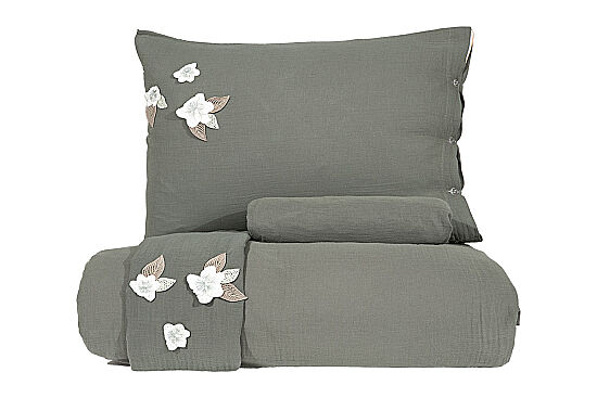SUMMERR NEVRESİM TAKIMI 200X220 4 PRC YEŞİL - 7