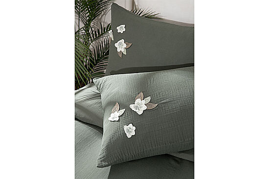 SUMMERR NEVRESİM TAKIMI 200X220 4 PRC YEŞİL - 4