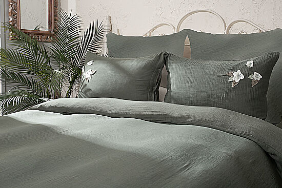 SUMMERR NEVRESİM TAKIMI 200X220 4 PRC YEŞİL - 2
