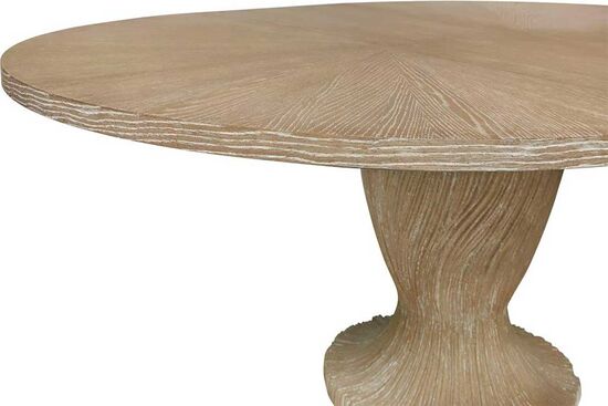 TAMARAC YUVARLAK YEMEK MASA NATURAL 163x208x76cm 267225-2352BS-TP - 5
