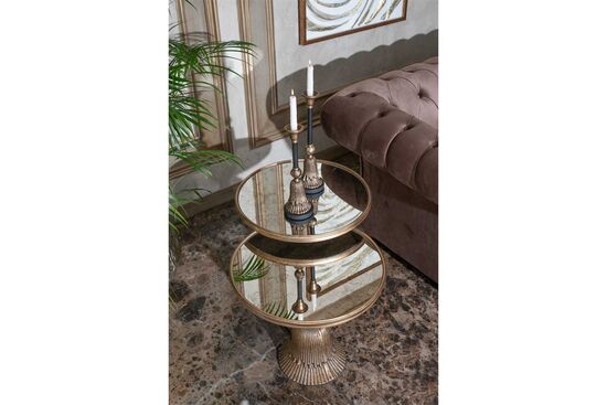 TASSEL 2'Lİ ORTA SEHPA (H:43,5xQ:52,5 cm + H:48,5xQ:52,5 cm) - 10