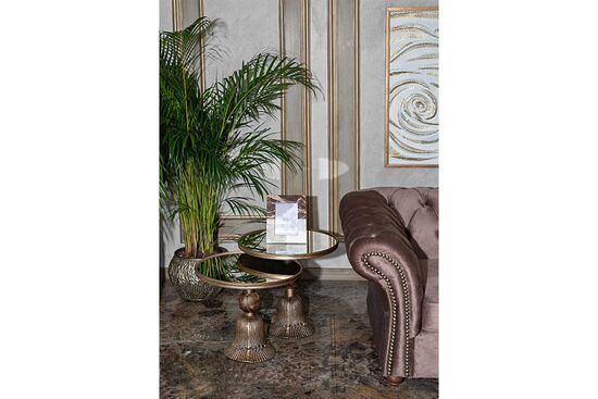 TASSEL 2'Lİ ORTA SEHPA (H:43,5xQ:52,5 cm + H:48,5xQ:52,5 cm) - 14