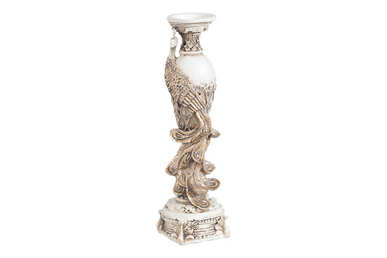 TAVUSKUSLU TEKLI MUMLUK KREM-GOLD 7x29cm (HYK855) - 3