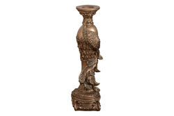 TAVUSKUSLU TEKLI MUMLUK GOLD-YEŞİL 7x29cm HYK855 - 4