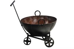 TEKERLEKLI MANGAL 66x66x55cm TK-13369-TK-13120-TK-013058-TK-012951-7067-RST-6406-9567-12341-TK-13058-TK-013309-TK-013369-TK-013417 - BAHÇE AKSESUARI