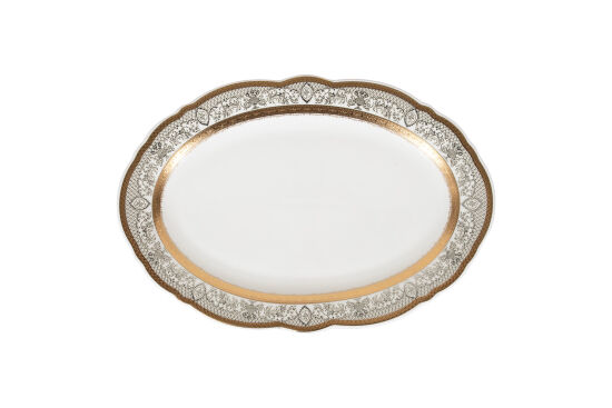 TEKLİ OVAL SERVİS TABAĞI 30,5cm - 1015-1 - 2