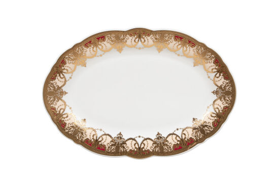TEKLİ OVAL SERVİS TABAĞI 30,5cm - 1015-4 - 2