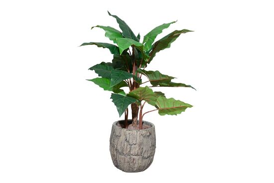 TH008068 3 BAŞLIKLI KALATYA YAPAY AGAC 90CM(759TUF000013) - 2