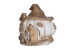 TOMBUL SEVİMLİ EV 18X18 CM KREM-GOLD (YLBŞ) - 3