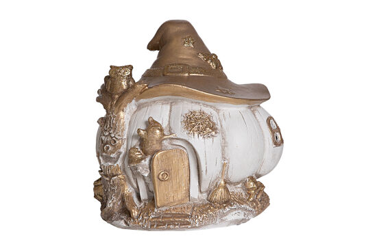 TOMBUL SEVİMLİ EV 18X18 CM KREM-GOLD (YLBŞ) - 3