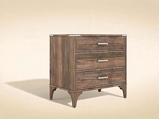 TRAFALGAR KOMODİN KAHVE 51x82x71cm 315142-2303 - 1