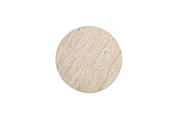 TRAVERTEN YAN SEHPA ANTİK ALTIN 40X40X60 CM 45853-L - 5