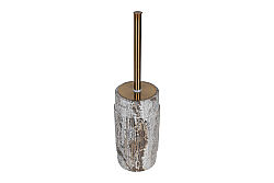 TRAVİS TRAVERTEN TUVALET FIRÇASI-GRİ- 10X10X20 CM-BSN-301 - 3