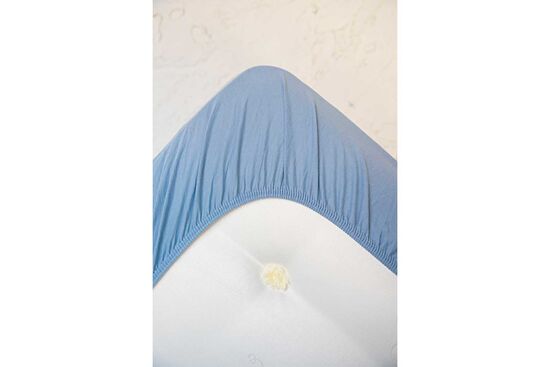 TRESSA LASTİKLİ ÇARŞAF 160X200 C.K A.MAVİ - 2