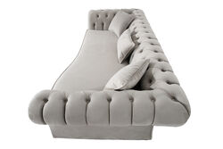 UCLU KOLTUK GRI 117x225x78cm FOR ( LETTO 2605) - 6