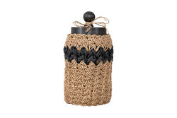 VARADA BUYUK KAVANOZ NATURAL-SIYAH 10x22cm - 2