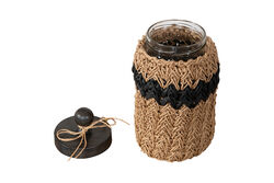 VARADA BUYUK KAVANOZ NATURAL-SIYAH 10x22cm - 4