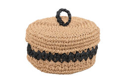 VARADA KAPAKLI SEPET 20X25cm NATURAL-SIYAH - 3