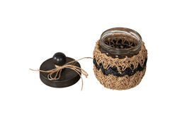 VARADA KUCUK KAVANOZ NATURAL-SIYAH 10x14cm - 4