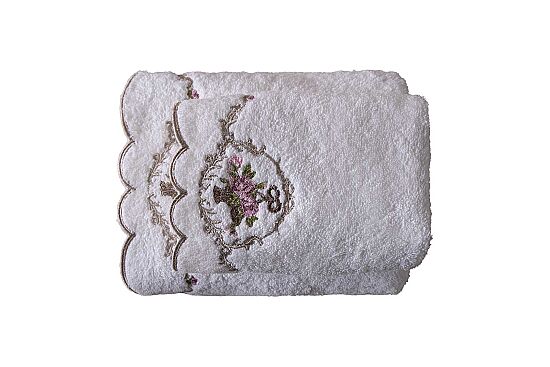 VERONİCA 50X90 CM HAVLU KREM - 2
