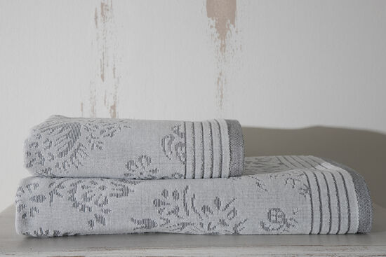 VİOLET HAVLU 90X150 CM GRİ - 3