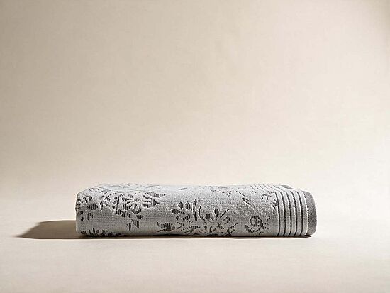 VİOLET HAVLU 90X150 CM GRİ - 1