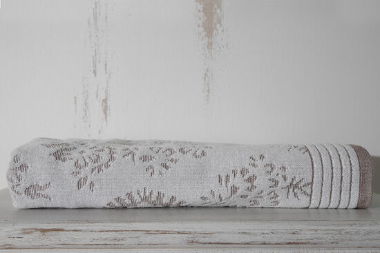 VİOLET HAVLU 90X150 CM PUDRA - 2