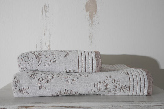 VİOLET HAVLU 90X150 CM PUDRA - 3