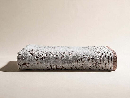 VİOLET HAVLU 90X150 CM PUDRA - 1
