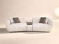 VISI DORTLU KOLTUK KREM 105x280x75 (BOX 9857) - KERVAN