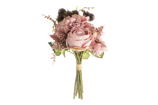 XHJ0891-R30 GUL BUKETI PEMBE 30cm (12) - 2