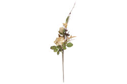 XHJ0894-R10 GUL BUKETI KREM 77cm (24) - 2