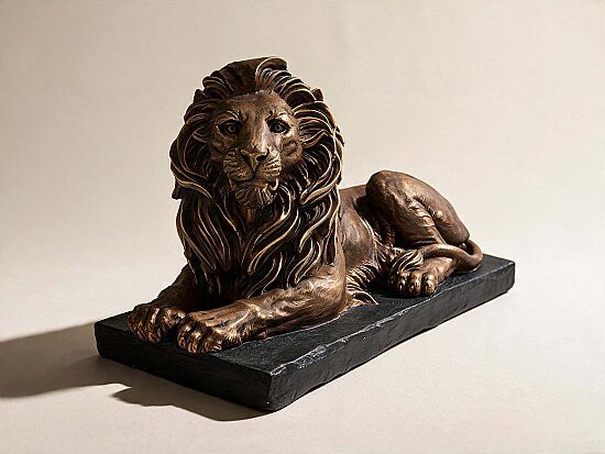 YATAN ASLAN HEYKELI SAG 28x65x40cm - 1