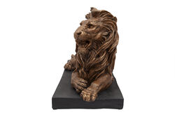 YATAN ASLAN HEYKELI SOL 28x65x41cm - 2