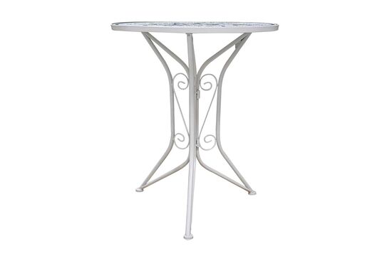 YUVARLAK MASA BEYAZ 60x60x70cm JF230999R - 5
