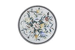 YUVARLAK MASA BEYAZ 60x60x70cm JF230999R - 6