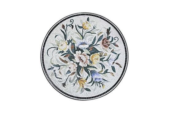 YUVARLAK MASA BEYAZ 60x60x70cm JF230999R - 6