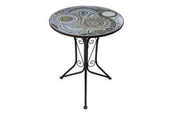 YUVARLAK MASA KAHVE 60x60x70cm JF230997 - 4