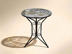 YUVARLAK MASA KAHVE 60x60x70cm JF230997 - KERVAN