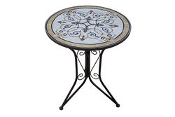 YUVARLAK MASA KAHVE 60x60x70cm JF231001 - 4