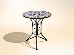 YUVARLAK MASA KAHVE 60x60x70cm JF231001 - KERVAN