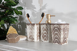 ZYB2040 BANYO SET 3'LÜ (SIVI SABUNLUK-DIS FIRCALIK-PAMUKLUK) - 5